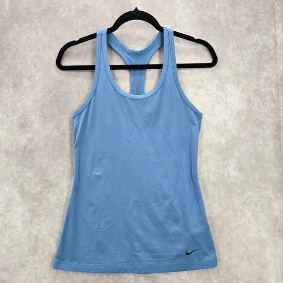 Nike Blue Racerback Active Athletic Sports Tank Top Small - Picture 1 of 6